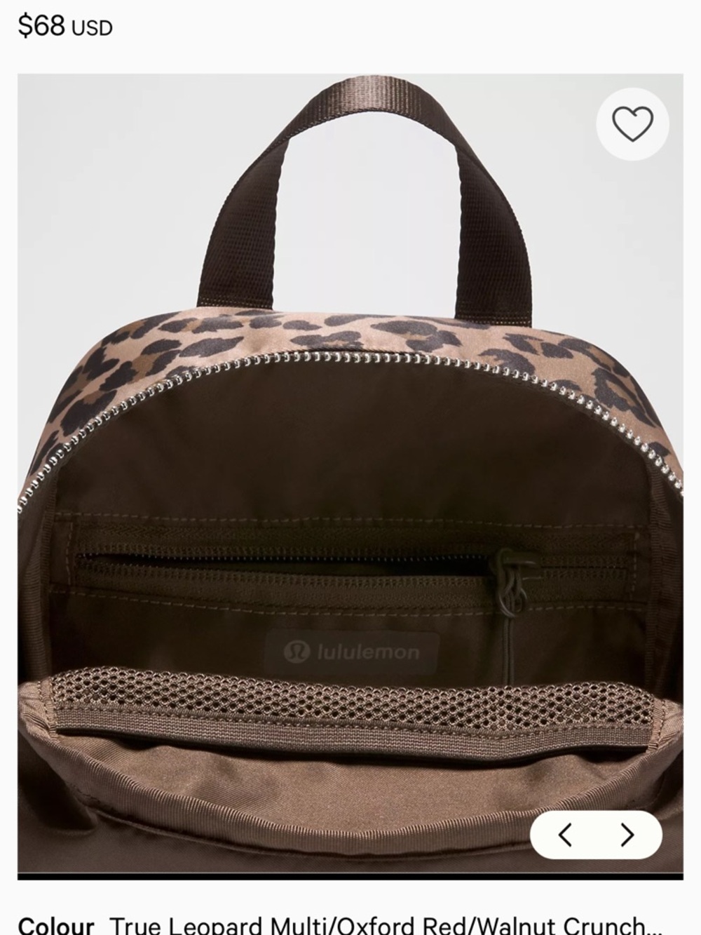 lululemon Everywhere Backpack Mini leopard-print - Picture 5 of 14